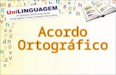 O objetivo deste guia é expor ao leitor, de maneira objetiva, as alterações introduzidas na ortografia da língua portuguesa pelo Acordo Ortográfico da.