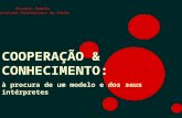 Rosário Gambôa Instituto Politécnico do Porto COOPERAÇÃO & CONHECIMENTO: à procura de um modelo e dos seus intérpretes.
