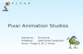 Pixar Animation Studios Disciplina: Economia Professor: José Carlos Cavalcanti Aluno: Thiago S. M. C. Farias.