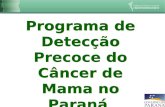 Programa de Detecção Precoce do Câncer de Mama no Paraná.