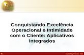 8.1 © 2007 by Prentice Hall Conquistando Excelência Operacional e Intimidade com o Cliente: Aplicativos Integrados.