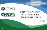 COMPARAÇÕES DE MÉDIAS DE TRATAMENTOS Lima, PC Lima, RR.