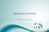 Hardware de Rede Willamys Araújo. Hardware de Rede Placa de Rede; Concentrador (hub); Comutador (switch); Roteador (router); Modem; Porta de Ligação (gateway);