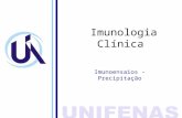 Imunologia Clínica Imunoensaios - Precipitação. Anticorpos Monoclonais: A utilização de anticorpos como ferramentas de identificação de estruturas tem.
