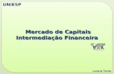 Mercado de Capitais Mercado de Capitais Intermediação Financeira Mercado de Capitais Mercado de Capitais Intermediação Financeira Luciana Torres UNIESP.