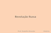 Revolução Russa Prof. Rodolfo AlmeidaHistória. Imagem 1 Czar Alexandre II anunciando o fim da servidão na Rússia em 1861.