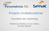 Projeto multidisciplinar Escritório de marketing Andressa Santos, Bruna Viana, Ismael Spitzer.
