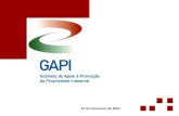 12 de Fevereiro de 2004. O GAPI-grupUNAVE resulta de uma iniciativa pública levada a cabo pelo Instituto Nacional da Propriedade Industrial em parceria.