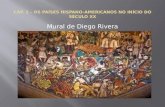 Mural de Diego Rivera  O slide anterior mostra a pintura feita por Diego Rivera no Palácio Nacional da cidade do México, expressando um movimento artístico.