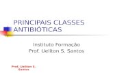 PRINCIPAIS CLASSES ANTIBIÓTICAS Instituto Formação Prof. Ueliton S. Santos.