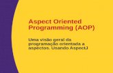 Aspect Oriented Programming (AOP) Uma visão geral da programação orientada a aspectos. Usando AspectJ.