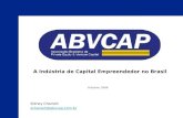 A Indústria de Capital Empreendedor no Brasil Sidney Chameh schameh@abvcap.com.br Outubro, 2009.