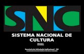 SISTEMA NACIONAL DE CULTURA Secretaria de Articulação Institucional – SAI Coordenadoria Geral de Relações Federativas e Sociedade Ministério da Cultura.