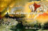 A volta de Jesus em Glória Por Moisés Sampaio. Jesus voltando em Glória- cap 19 11 E vi o céu aberto, e eis um cavalo branco; e o que estava assentado.