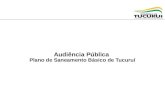 Audiência Pública Plano de Saneamento Básico de Tucuruí.