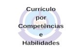 Currículo por Competências e Habilidades. ETAPAS DO TRABALHO ORGANIZAÇÃO 1ª Fase – Discussão / Reflexão Qual o papel da escola dentro do novo modelo de.