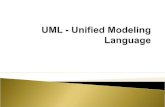 UML - Unified Modeling Language  UML é uma linguagem para Visualização, Especificação, Construção e Documentação dos elementos de um sistema de software.