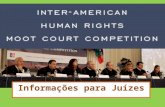 Informações para Juízes. O Propósito da Competição Desde seu início, em 1995, a Competição tem sido um importante fórum para a análise do direito internacional.