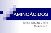 AMINOÁCIDOS Erika Souza Vieira Bioquímica I. São as unidades fundamentais das PROTEÍNAS. São ácidos orgânicos formados por átomos de carbono, hidrogênio,