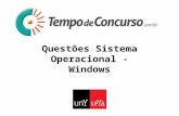 Questões Sistema Operacional - Windows. 1.(FCC - 2013 - Banco do Brasil - Escriturário - 2013) Claudia recebeu a seguinte lista de tarefas para serem.