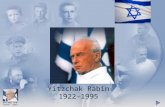 Yitzchak Rabin 1922-1995. Sua infância Sua juventude.