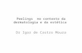 Peelings no contexto da dermatologia e da estética Dr Igor de Castro Moura.