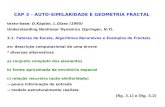 CAP 3 – AUTO-SIMILARIDADE E GEOMETRIA FRACTAL texto-base: D.Kaplan, L.Glass (1995) Understanding Nonlinear Dynamics (Springer, N.Y). 2.1. Fatores de Escala,
