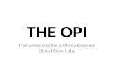 THE OPI Treinamento sobre o OPI da Excellent Global Com. Ltda.
