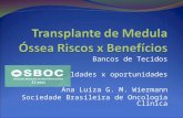 Bancos de Tecidos dificuldades x oportunidades Ana Luiza G. M. Wiermann Sociedade Brasileira de Oncologia Clínica.
