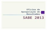 Oficina de Apropriação de Resultados SABE 2013. Oficina de Apropriação de Resultados de MATEMÁTICA e-mail: comed@caed.ufjf.brcomed@caed.ufjf.br.