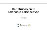 Construção civil: balanço e perspectivas 24/11/2014.