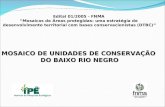 Edital 01/2005 - FNMA “Mosaicos de Áreas protegidas: uma estratégia de desenvolvimento territorial com bases conservacionistas (DTBC)” MOSAICO DE UNIDADES.