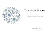 Teoria do Grafos Prof. Luiz Fernando L. Nascimento Versão 1.0 - 2014.
