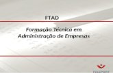 Formação Técnica em Administração de Empresas FTAD.