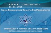 I.R.D.P. - Campinas/SP - 11.01.2015. PROF.: Antônio da Silveira Advogado e Professor. Mestre e especialista em Direito Financeiro e Tributário. Consultor.