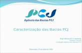 Engª Adriana R. V. Isenburg Diretora Tácnica Fundação Agência das Bacias PCJ Caracterização das Bacias PCJ Piracicaba, 27 de julho de 2010.