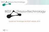 Evento de Tecnologia na FEUP, edição 2010. Agenda Days on Technology –Um pouco de história… –Edição 2010 Organização.