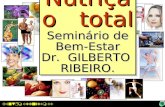 Centro Avançado de Negócios - CAN Nutrição total Seminário de Bem-Estar Dr. GILBERTO RIBEIRO. Nutrição total Seminário de Bem-Estar Dr. GILBERTO RIBEIRO.