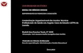 UNIVERSIDADE DE ÉVORA ESCOLA DE CIÊNCIAS SOCIAIS DEPARTAMENTO DE PEDAGOGIA E EDUCAÇÃO Caraterização Organizacional das Escolas Técnicas Profissionais de.