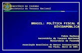 BRASIL: POLÍTICA FISCAL E DÍVIDAPÚBLICA Fabio Barbosa Secretário do Tesouro Nacional Ministério da Fazenda Associação Brasileira de Bancos Internacionais.