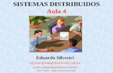 Prof. Silvestri – todos os direitos reservados SISTEMAS DISTRIBUIDOS Aula 4 Eduardo Silvestri silvestri@eduardosilvestri.com.br .