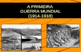 A PRIMEIRA GUERRA MUNDIAL (1914-1918). Contexto Geral do Pré-Guerra Situação de tensões e rivalidades geradas pelas ambições imperialistas; Imperialismo.