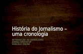 História do Jornalismo – uma cronologia INTRODUÇÃO AO JORNALISMO JORNALISMO/UFOP MARCELO FREIRE.