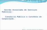 Gestão Associada de Serviços Públicos: Consórcio Público e Convênio de Cooperação. “PLANOS DE RESÍDUOS SÓLIDOS – LEI 12.305/2010” ABES/ES – Associação.