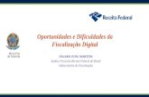 Oportunidades e Dificuldades da Fiscalização Digital IÁGARO JUNG MARTINS Auditor-Fiscal da Receita Federal do Brasil Subsecretário de Fiscalização.