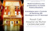 Multirresistência uma problemática na Saúde Pública Brasileira Estratégias para o Controle de Bactérias MR Abordagem em UTI Neonatal Roseli Calil Hospital.