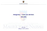 PESQUISA – COPA DO MUNDO RECIFE RECIFE PESQ. Nº 007-a/2014.
