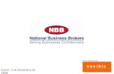 Estoril, 3 de Dezembro de 2009 Uma empresa do. 2 NBB National Business Brokers – Quem somos A NBB National Business Brokers é uma rede internacional de.