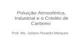 Poluição Atmosférica, Industrial e o Crédito de Carbono Prof. Ms. Juliano Ricardo Marques.