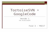 TortoiseSVN + GoogleCode Versão 1 (em atualização) Fase 3 - PEE17.